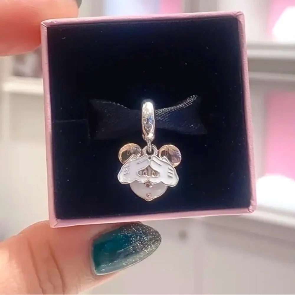 S925 Sterling Silver Disney Inspired Mickey Mouse Charm/Pendant - NWT